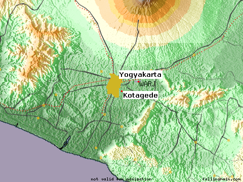 Kaart van Yogyakarta - Kotagede