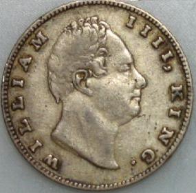 India Rupee 1835 William IV Kop
